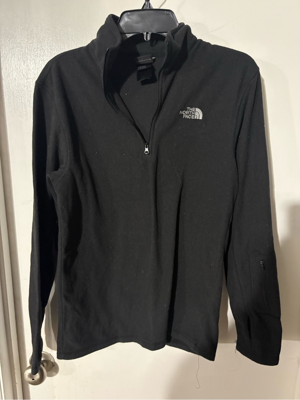 The North Face Black Men's Quarter-Zip Fleece Pullover